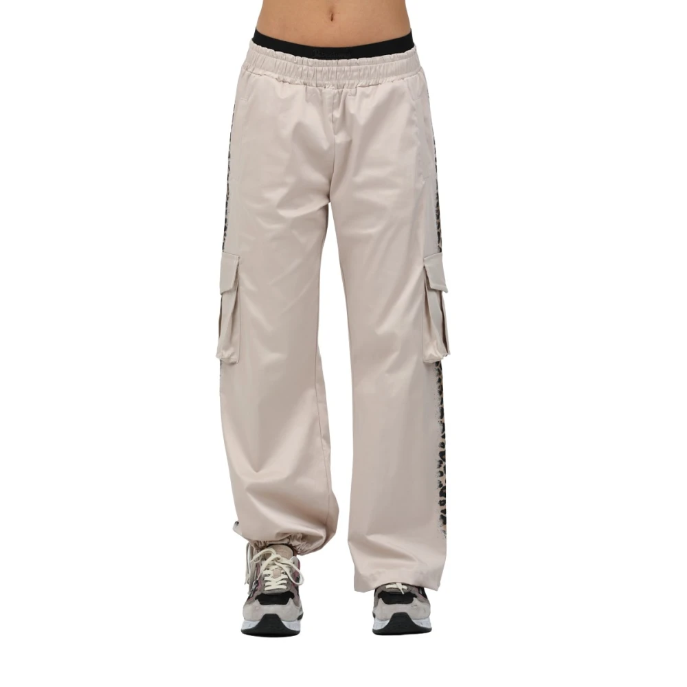 Disclaimer Wide Trousers White Dames