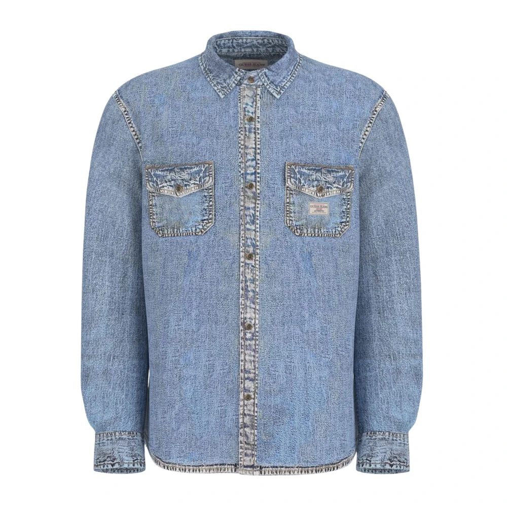 Shirts > Denim Shirts - - Guess - Modalova