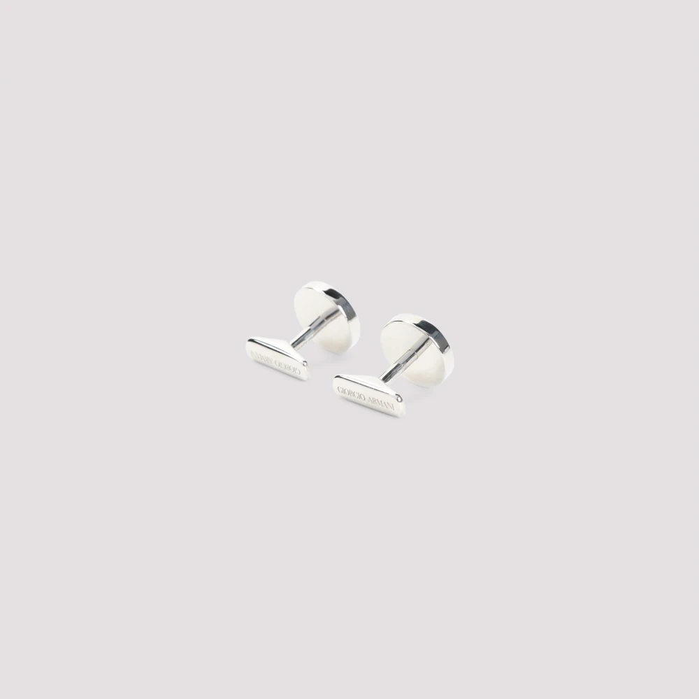 Giorgio Armani Elegante Witte Manchetknopen White Heren