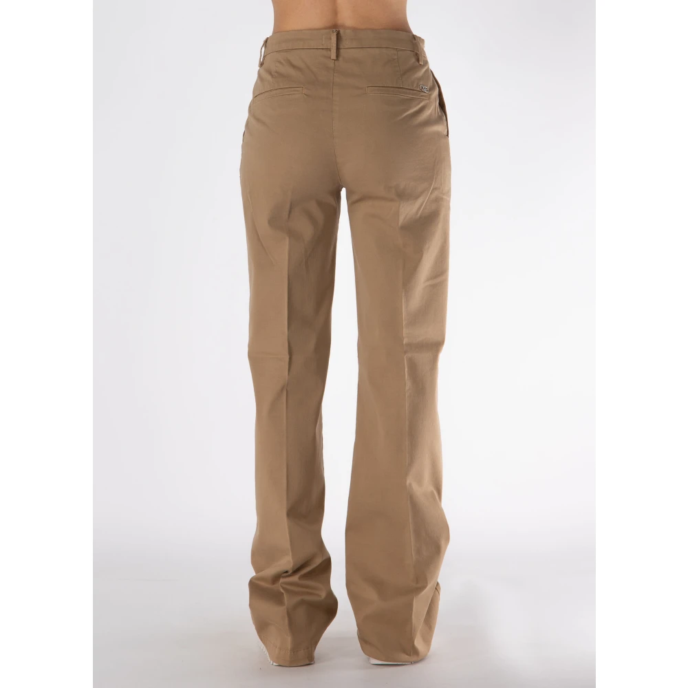 Liu Jo Flare Chino Broek Beige Dames