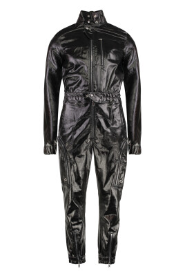 zippered-jumpsuit-with-elastic-waistband