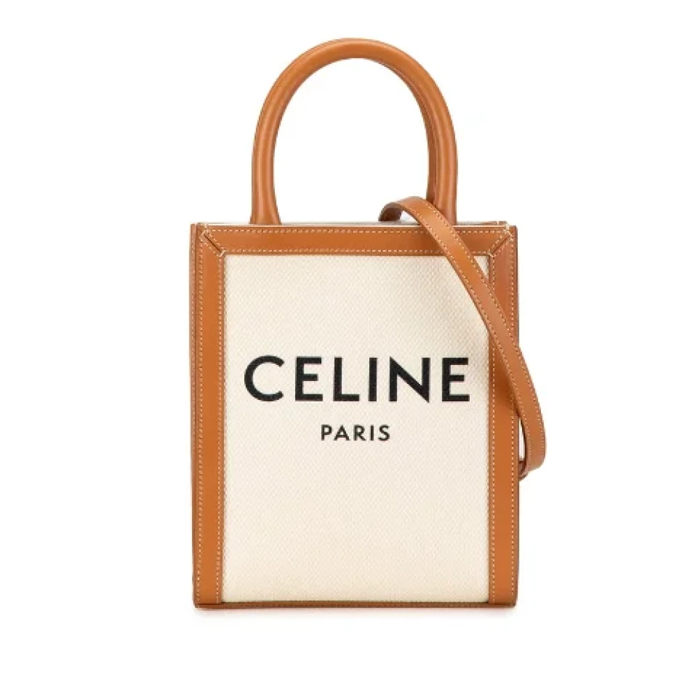 Celine Vintage Pre-owned Canvas celine-bags Brown Dames