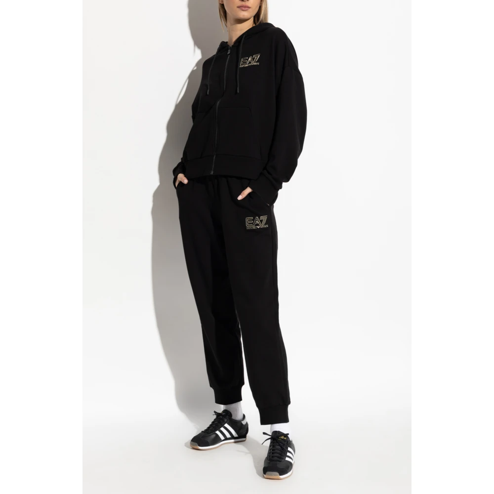 Emporio Armani EA7 Sweatpants uit de collectie Black Dames