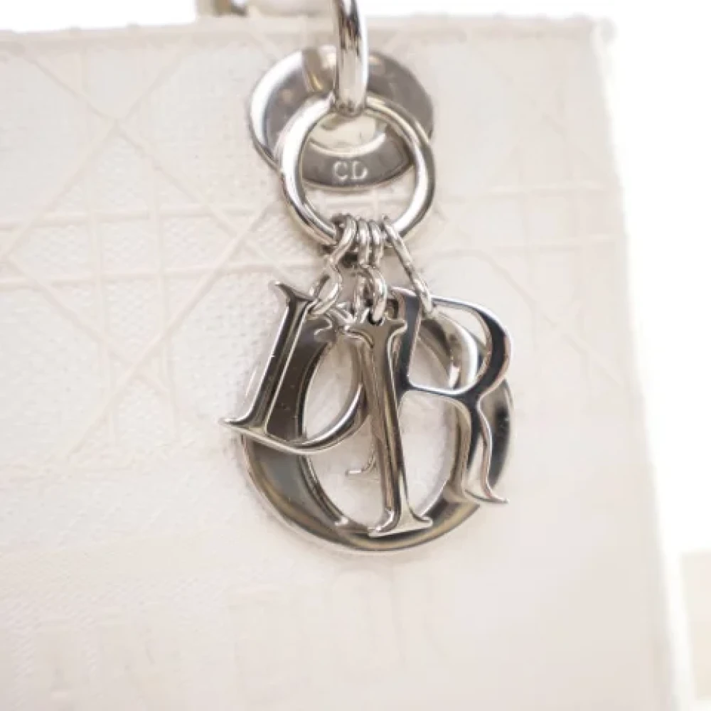 Dior Vintage Pre-owned Canvas dior-bags White Dames