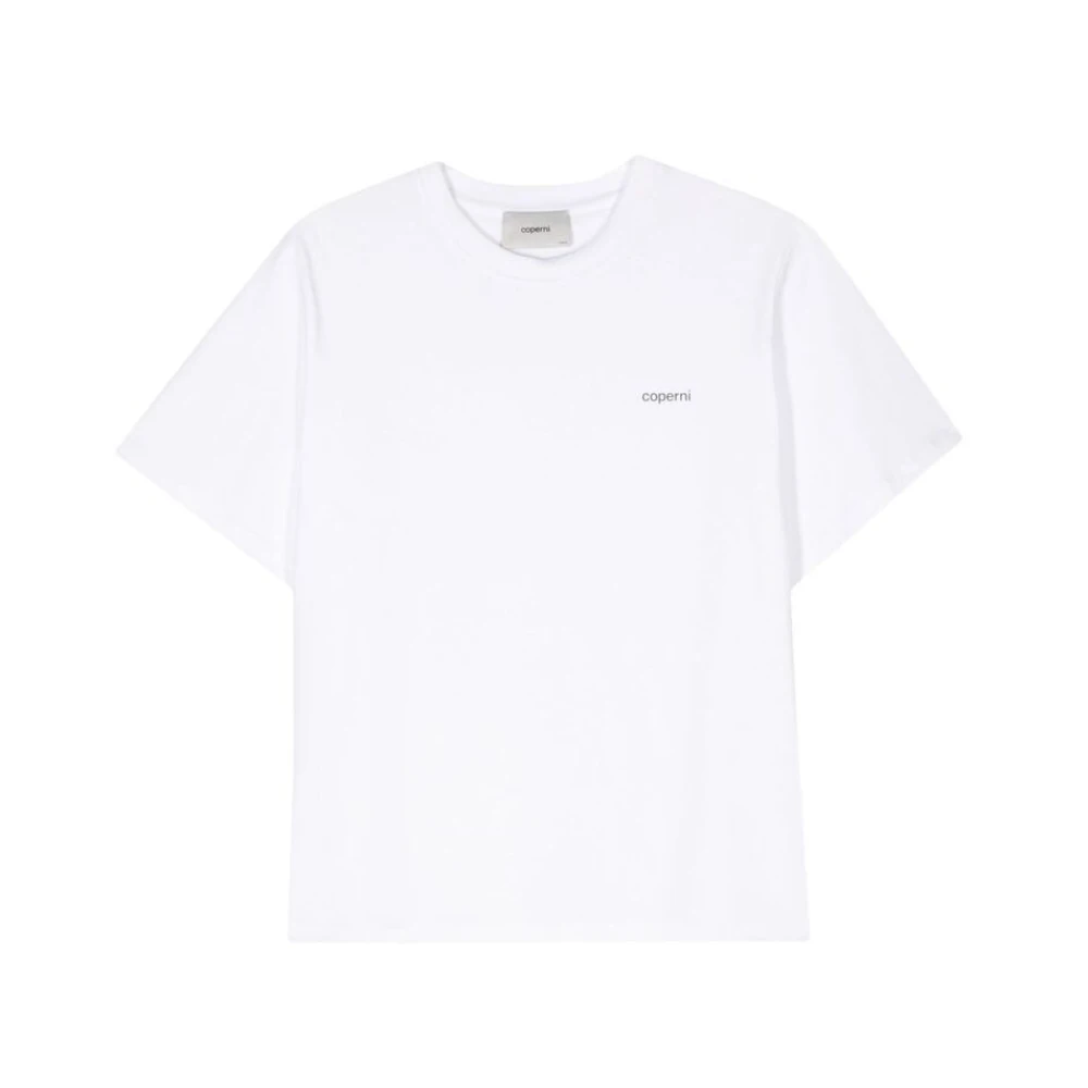 Coperni T-shirt met logo print White Heren