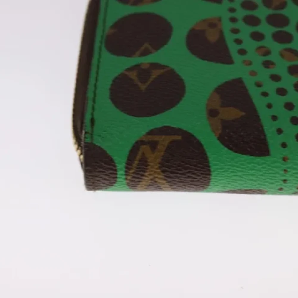 Louis Vuitton Vintage Pre-owned Canvas wallets Green Dames