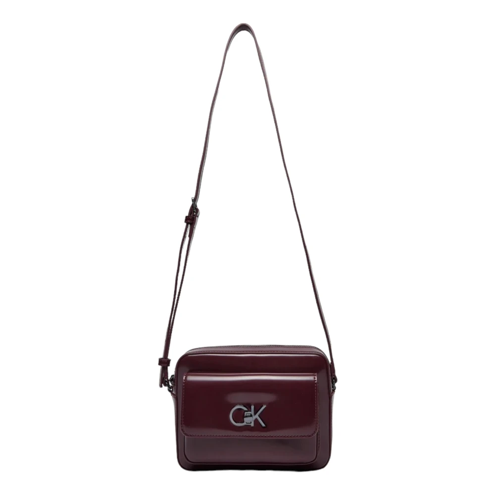 Calvin Klein Glanzende cameratas voor vrouwen Purple Dames