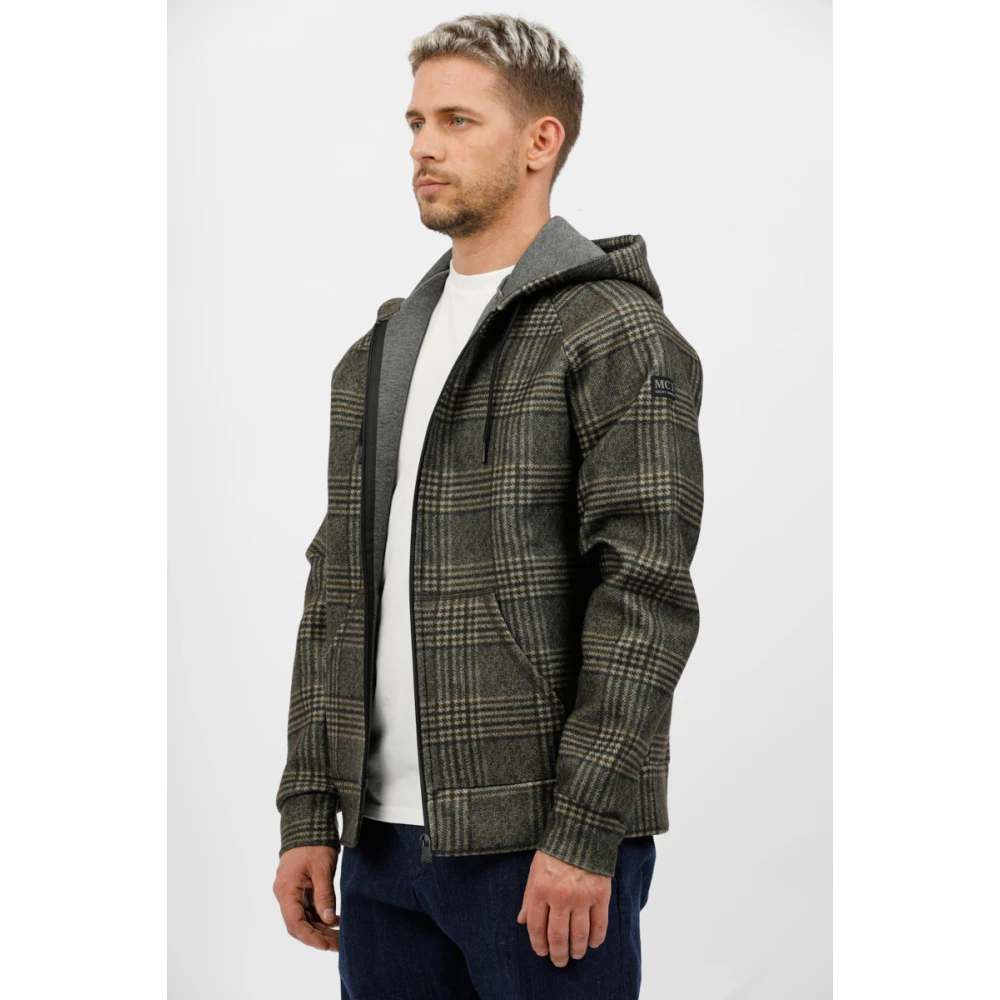 MC2 Saint Barth Neopreen Hoodie Brown Heren