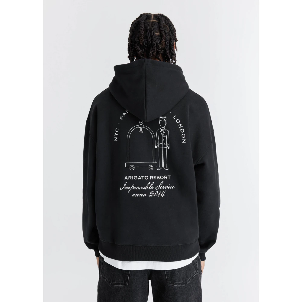 Axel Arigato Resort hoodie Black Heren