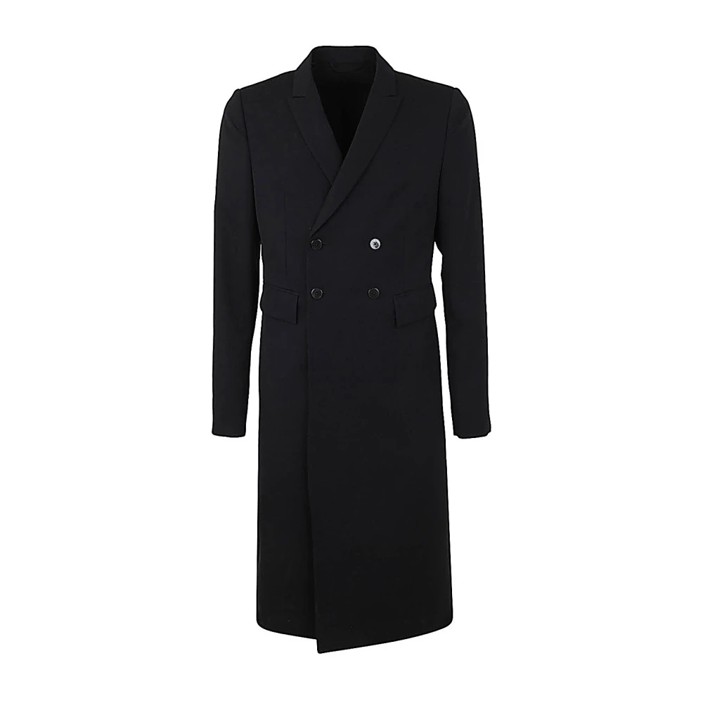 Sapio Double-Breasted Coats Black Heren