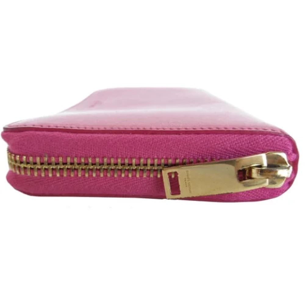 Yves Saint Laurent Vintage Pre-owned Leather wallets Pink Dames