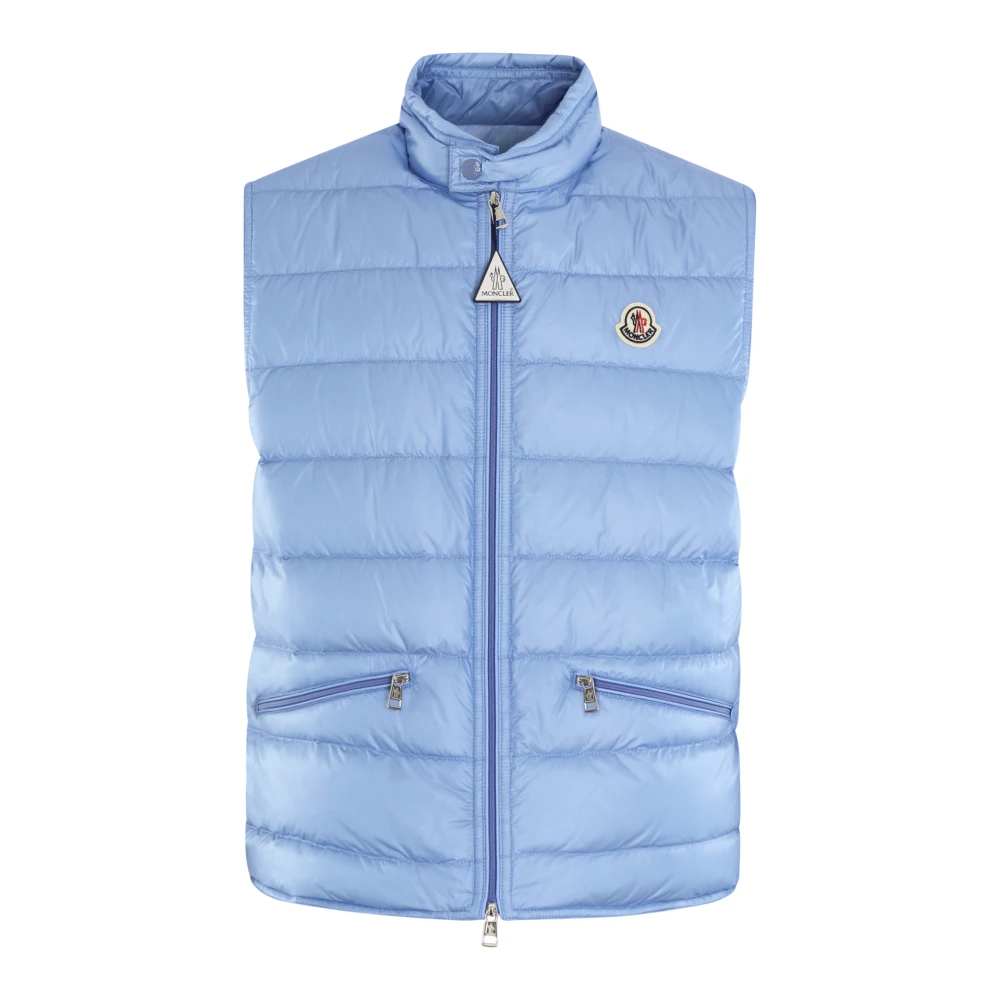 Moncler Herr Gui Väst, Klassisk Modell Blue, Herr