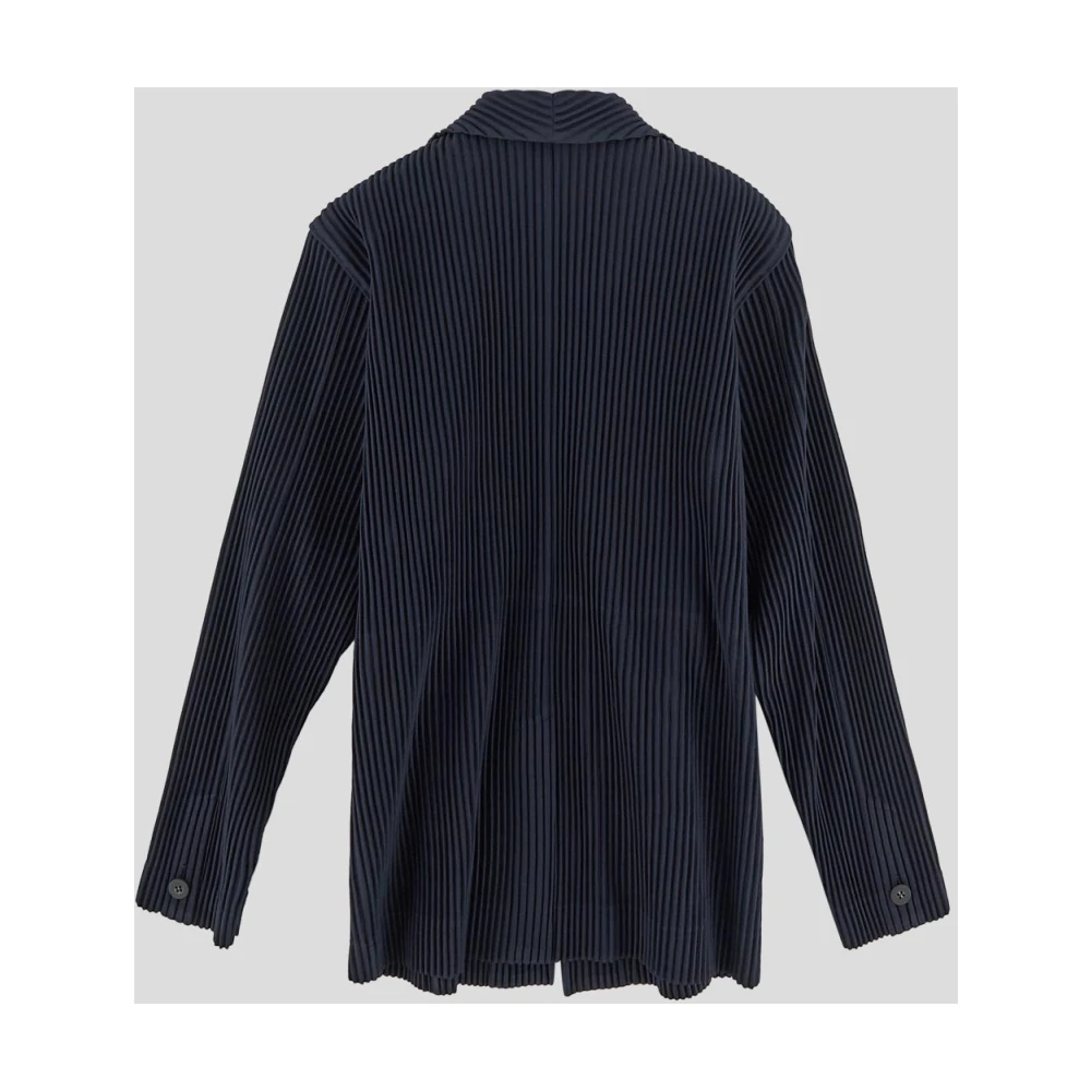 Issey Miyake Stijlvolle Herenjas Kleding Blue Heren