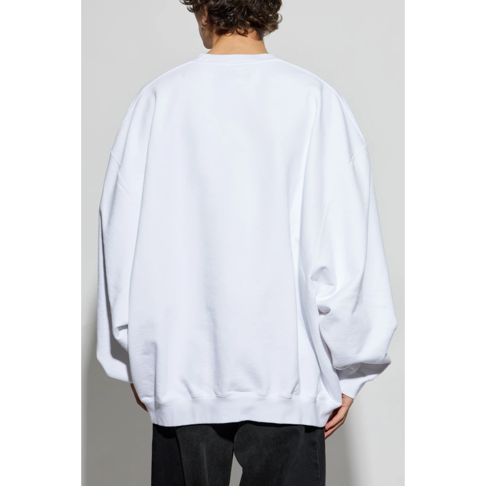 Vetements Gedrukte Sweatshirt White Heren