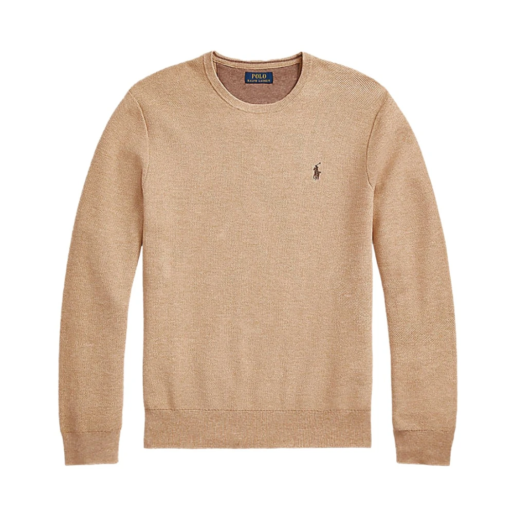 Polo Ralph Lauren Men's Brown Round-Neck Knitwear - Round-Neck Knitwear - 2XL - Knitwear