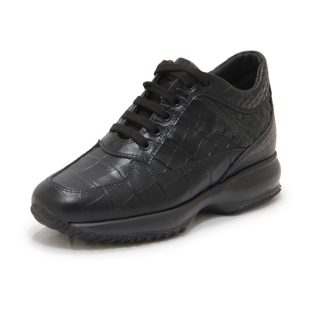 Hogan Women's Black Interactive Allacciato - Sneakers - 6 Uk - Shoes