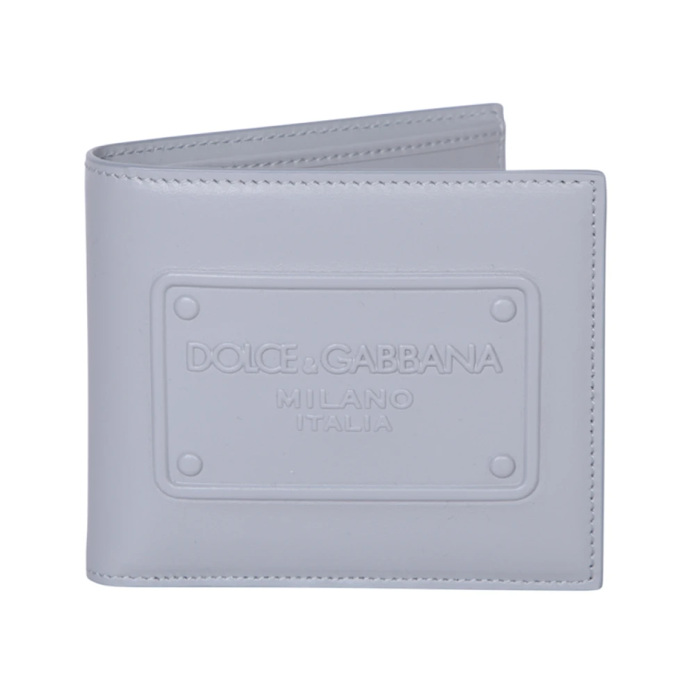 Dolce & Gabbana Wallets & Cardholders Gray Heren