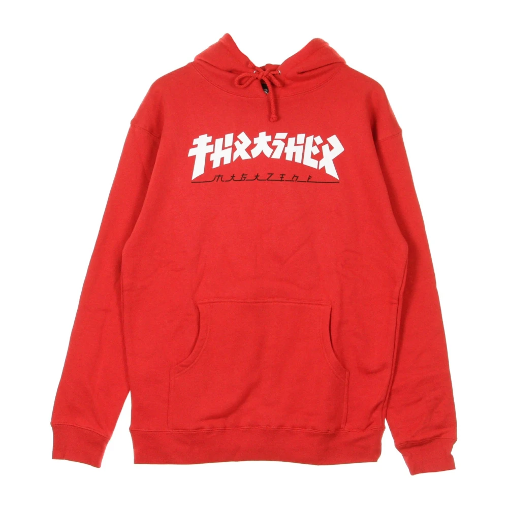 Thrasher Godzilla Rood Wit Hoodie Red Heren