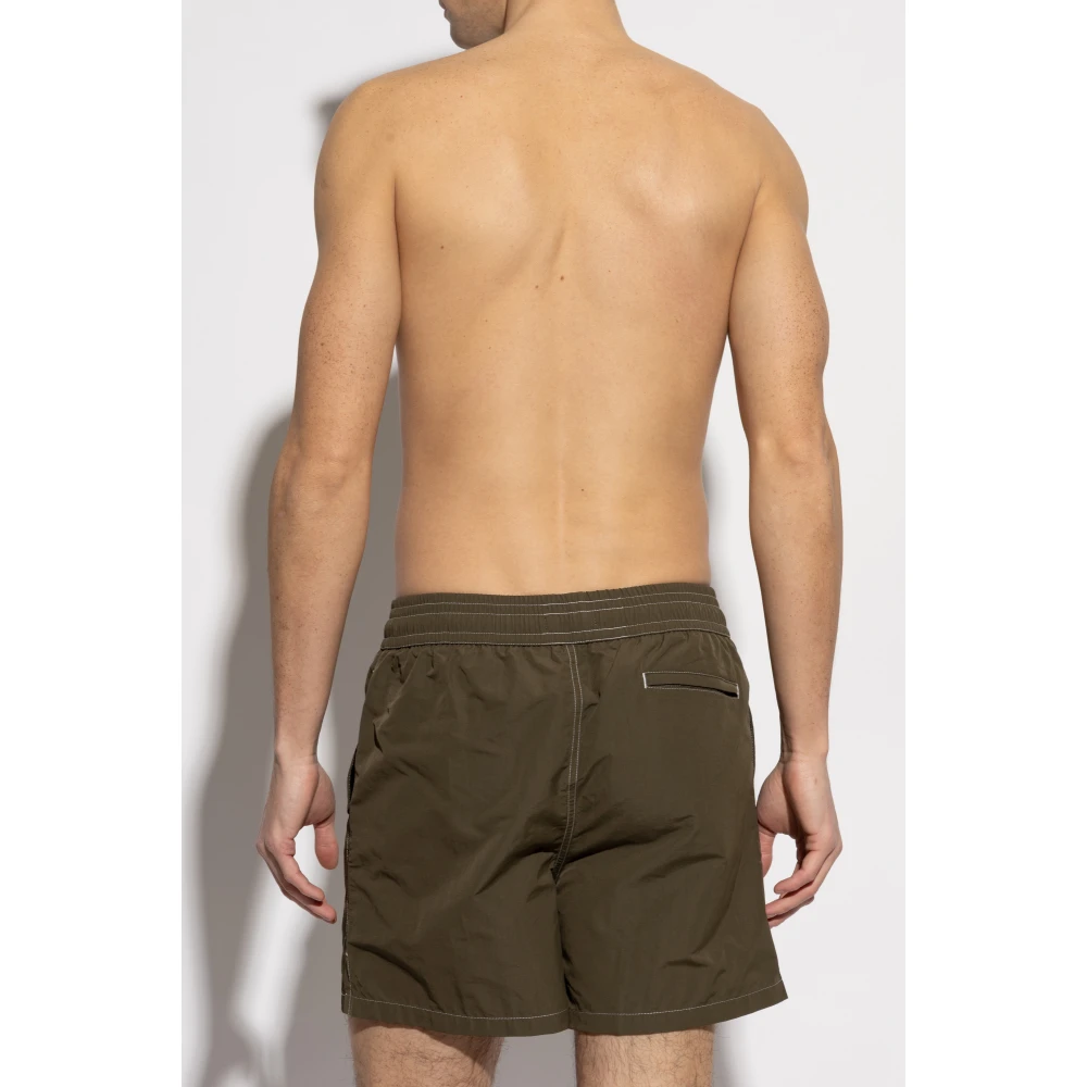 Ami Paris Zwemshorts Green Heren