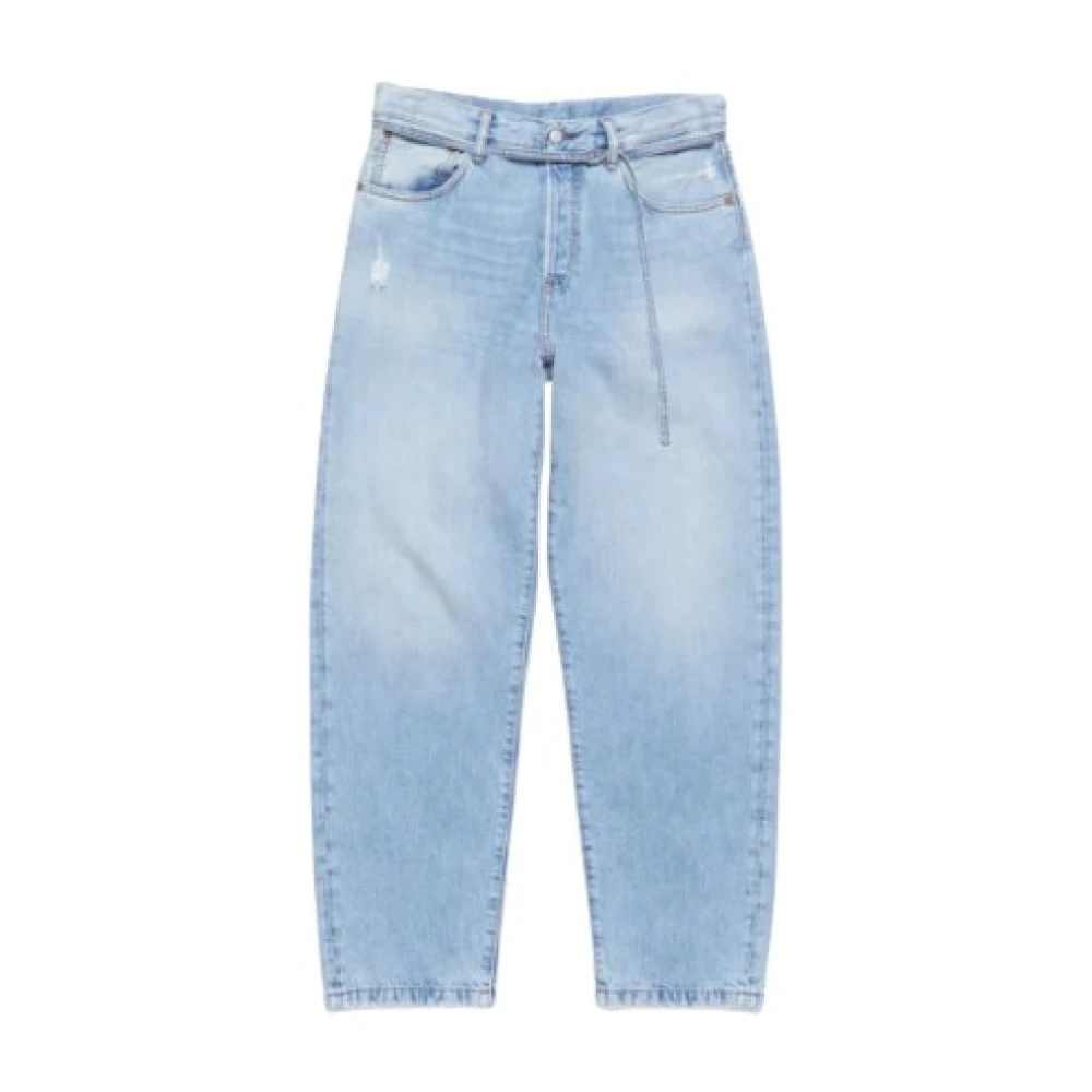 Acne Studios Blauwe Gewassen Jeans Dunne Riem Blue Heren