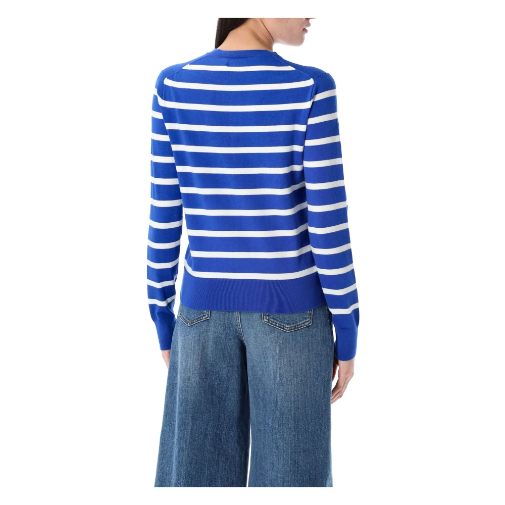 Ralph Lauren Dameskleding Gebreide kleding Blauwe Saturnus Wit Ss25 Blue Dames