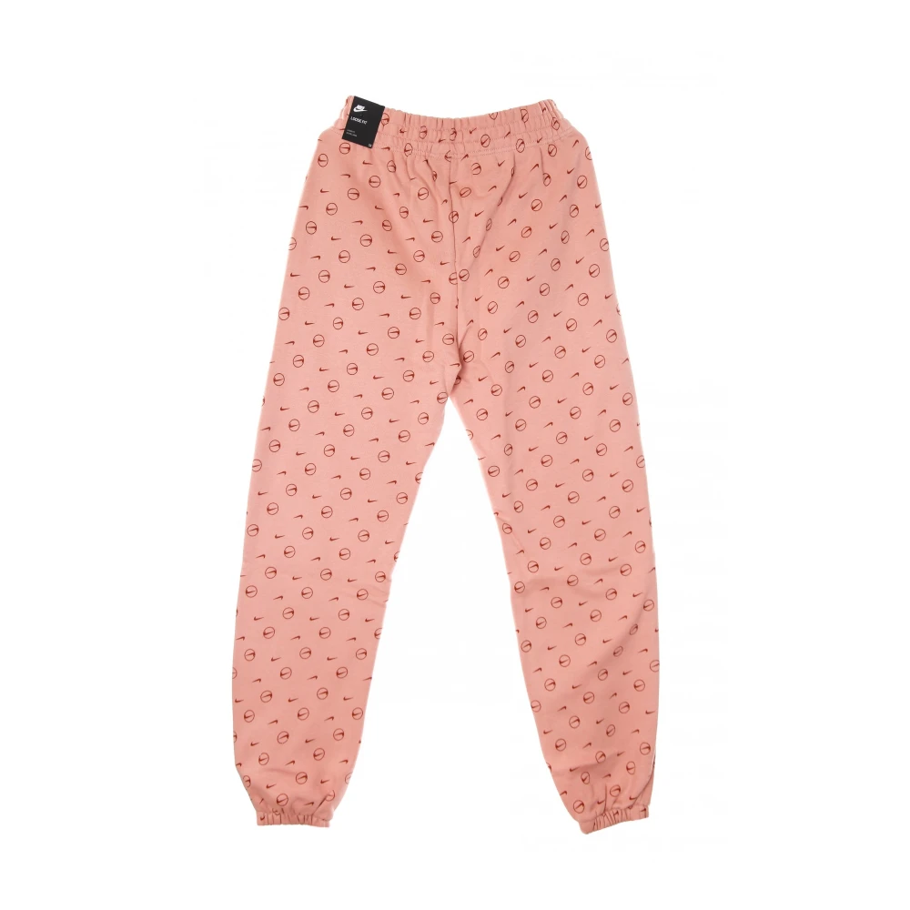Nike Bedrukte sweatpants voor dames Pink Dames