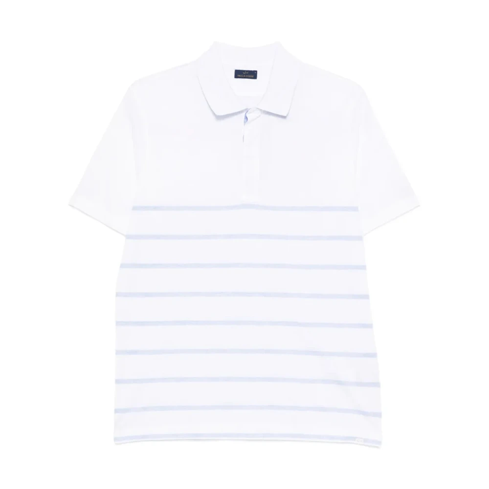 Paul & Shark White Short Sleeve Polo - Male - Polo Shirts - 3XL - Tops