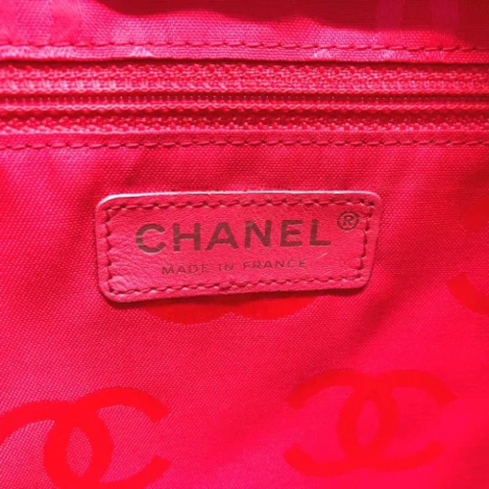Chanel Vintage Pre-owned Fabric chanel-bags Gray Dames