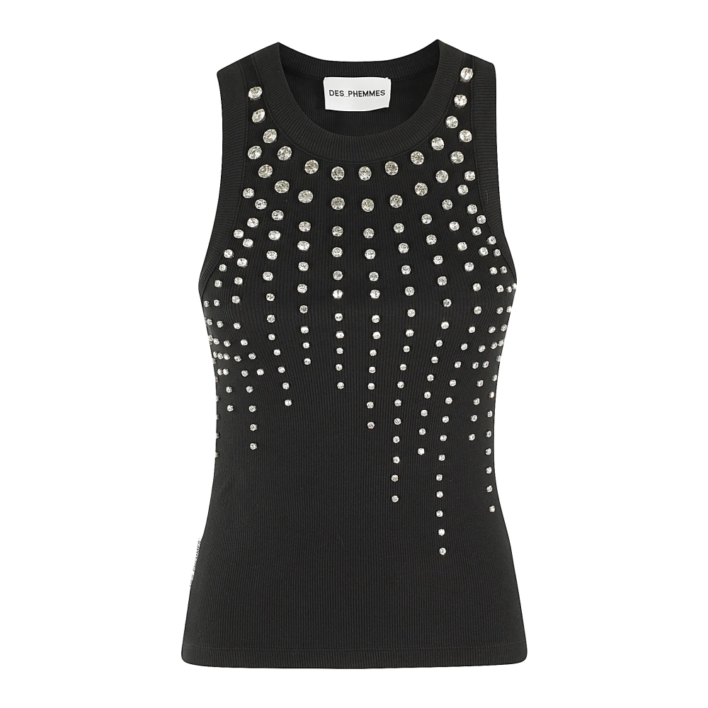 DES Phemmes Koele Verf Tank Top Black Dames