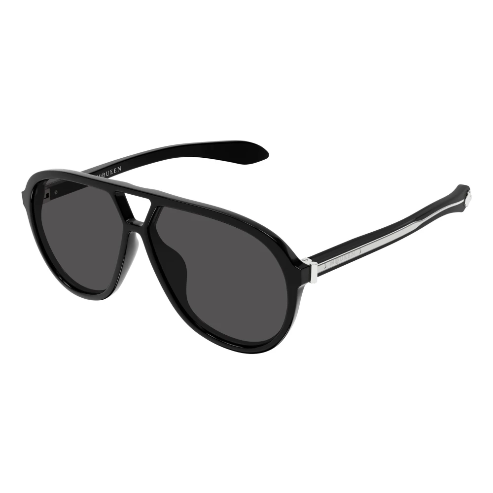 Alexander Mcqueen Aviator Sunglasses - Unisex - Sunglasses - Black - 59 Mm - Accessories