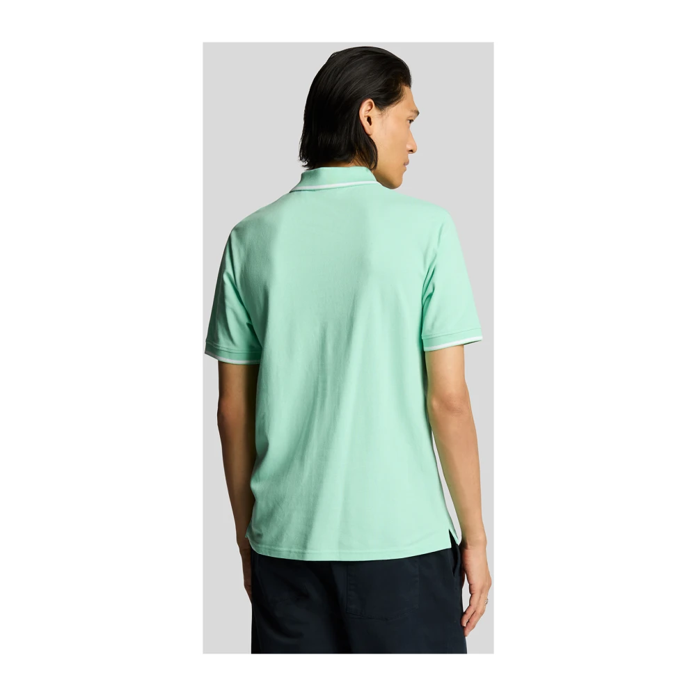 Lyle & Scott SS Polo Shirts Tipped Polo Shirt Pink Heren
