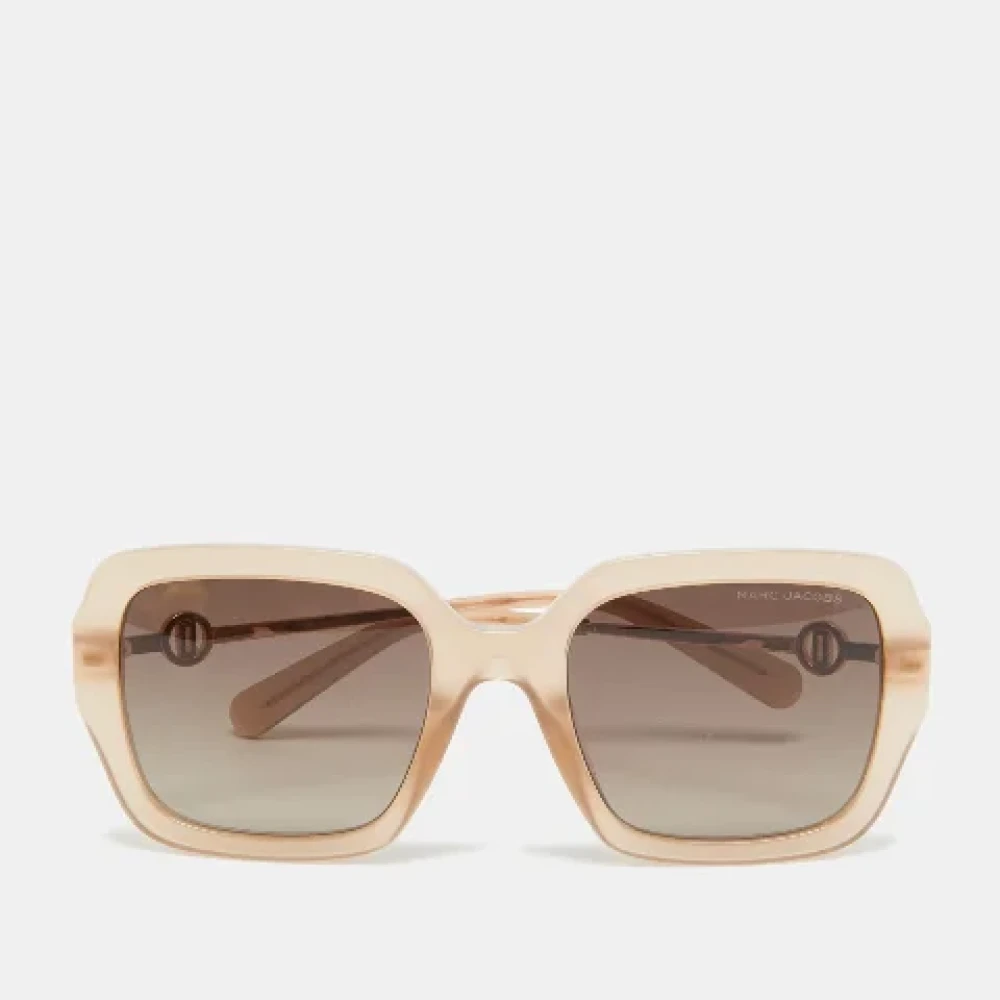 Marc Jacobs Pre-owned Acetate sunglasses Beige Dames