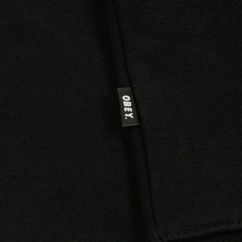 Obey Premium Crew Neck Heren Sweatshirt in Zwart Black Heren