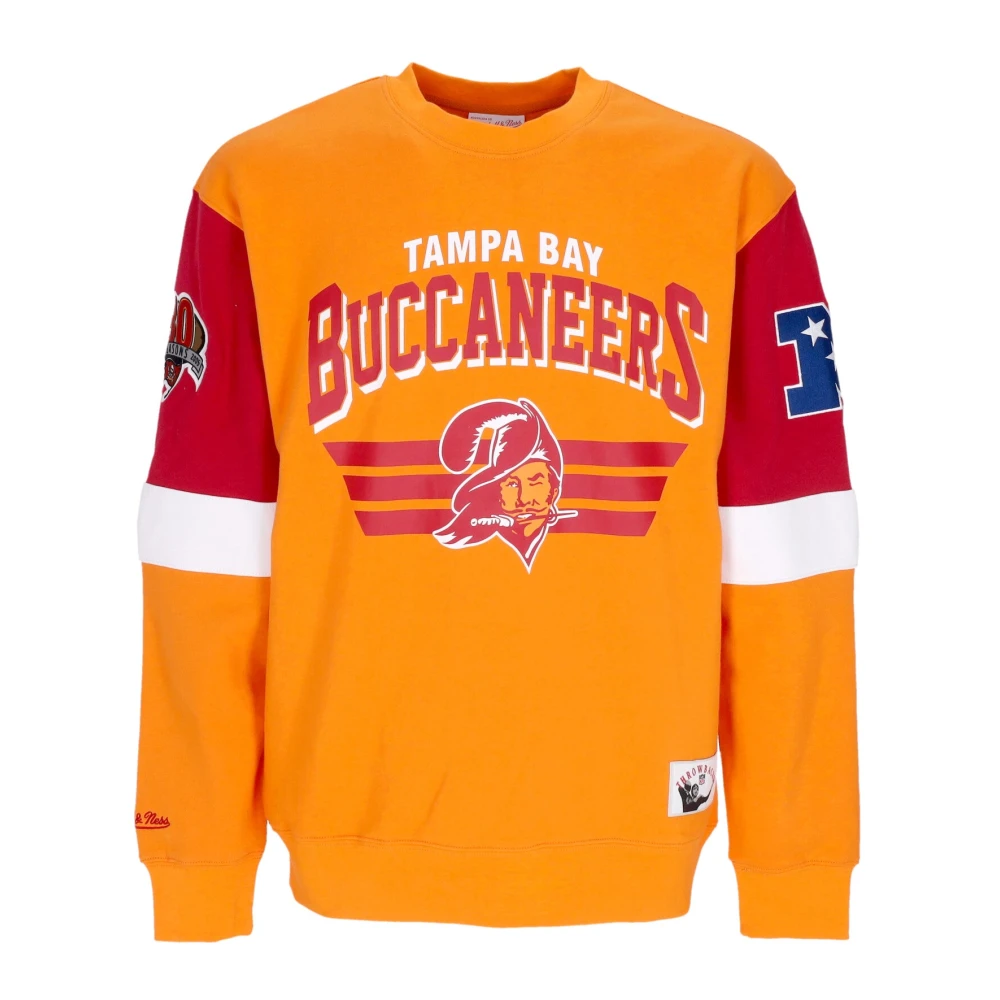 Mitchell & Ness NFL Crewneck Sweatshirt Tampa Bay Buccaneers Orange Heren
