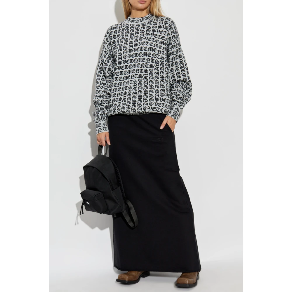 Vetements Wollen trui Gray Dames