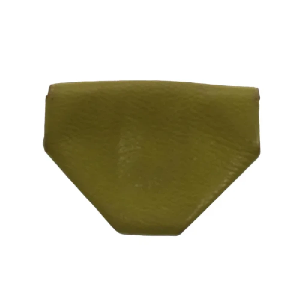 Hermès Vintage Pre-owned Leather wallets Green Dames