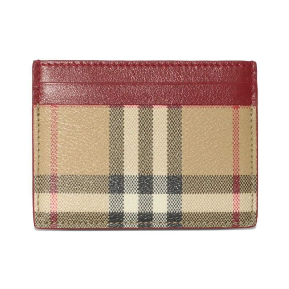 Burberry Women's Multicolor Wallets & Cardholders, One Size, Check Card Case