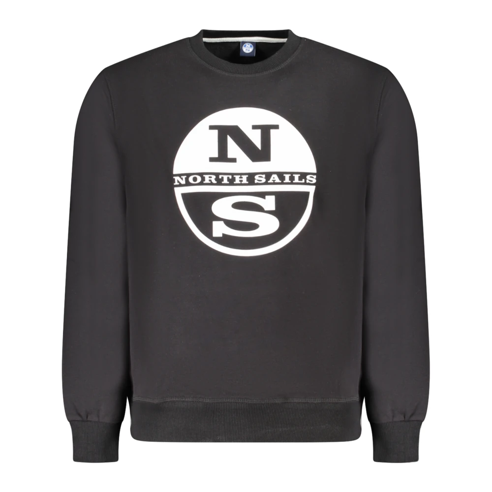 North Sails Men's Black Long Sleeve Sweatshirt - Sweatshirts - 2XL - Sweatshirts & Hoodies