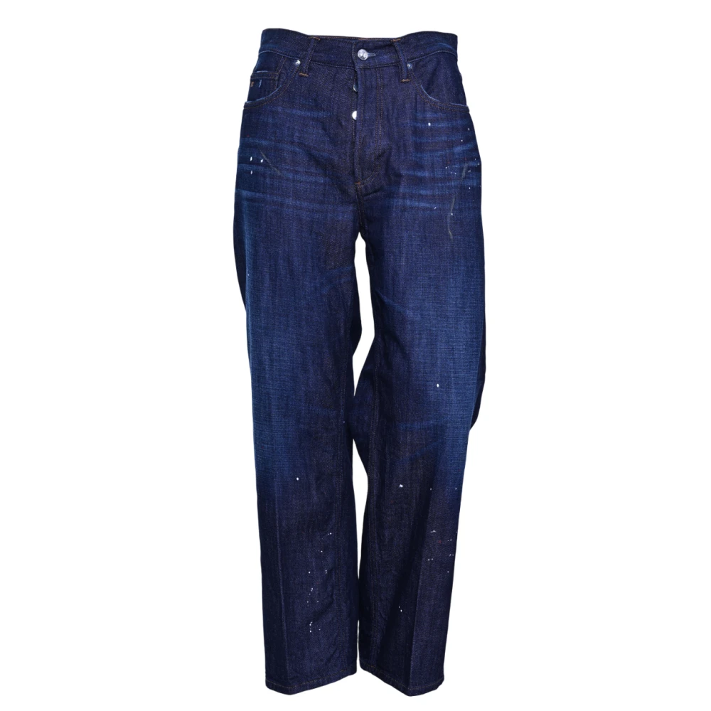 Nine In The Morning Men's Blue Straight Trousers, W33, Albert 5 Pockets Jeans