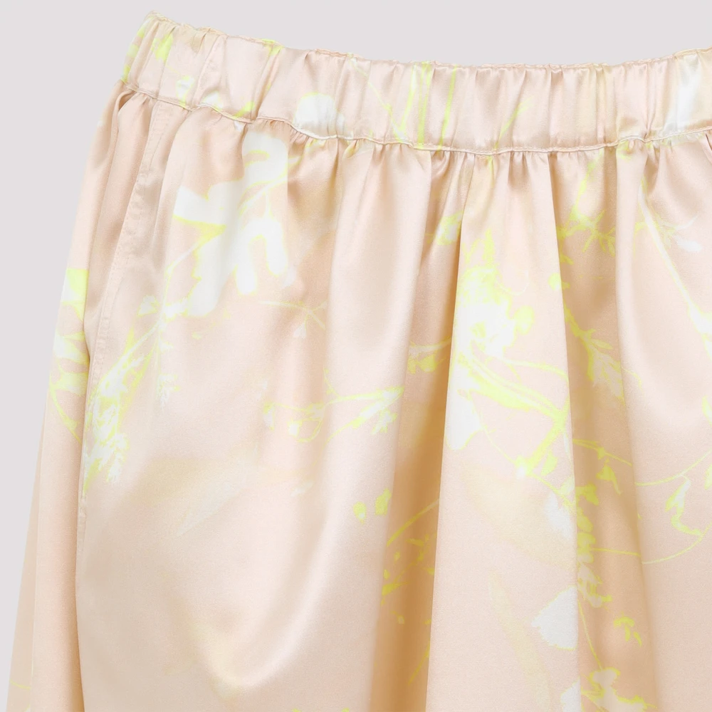 Fabiana Filippi Zijden Roze Paarse Rok Pink Dames