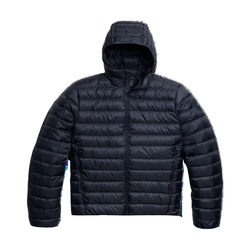 Canada Goose Men's Blue Down Jackets, S, Stratus Hoodie