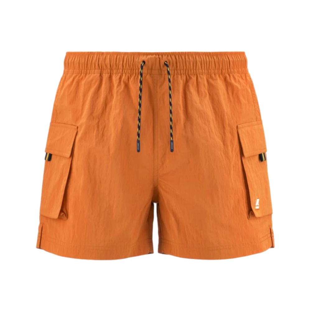 K-way Oranje Ripstop Shorts Orange Heren