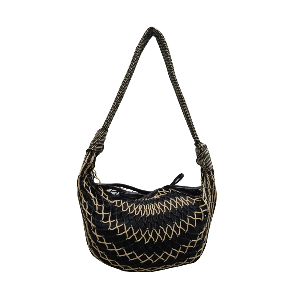 Lemaire Multicolor Shoulder Bags, Female, One Size, Fortune Croissant Filt Bag