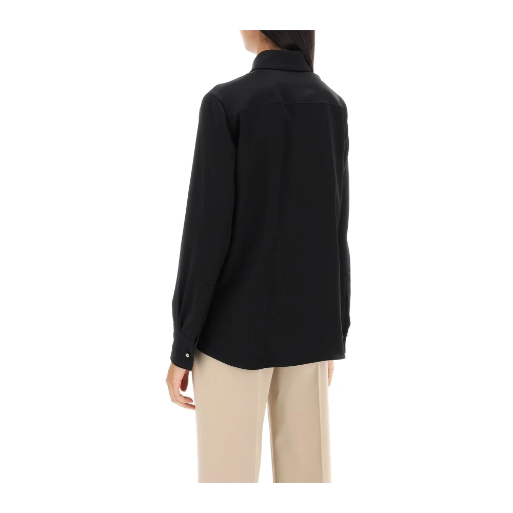Lanvin Casual Button-Up Overhemd Black Dames