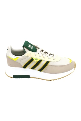 Retrostil Tyg Sneakers Gummisula