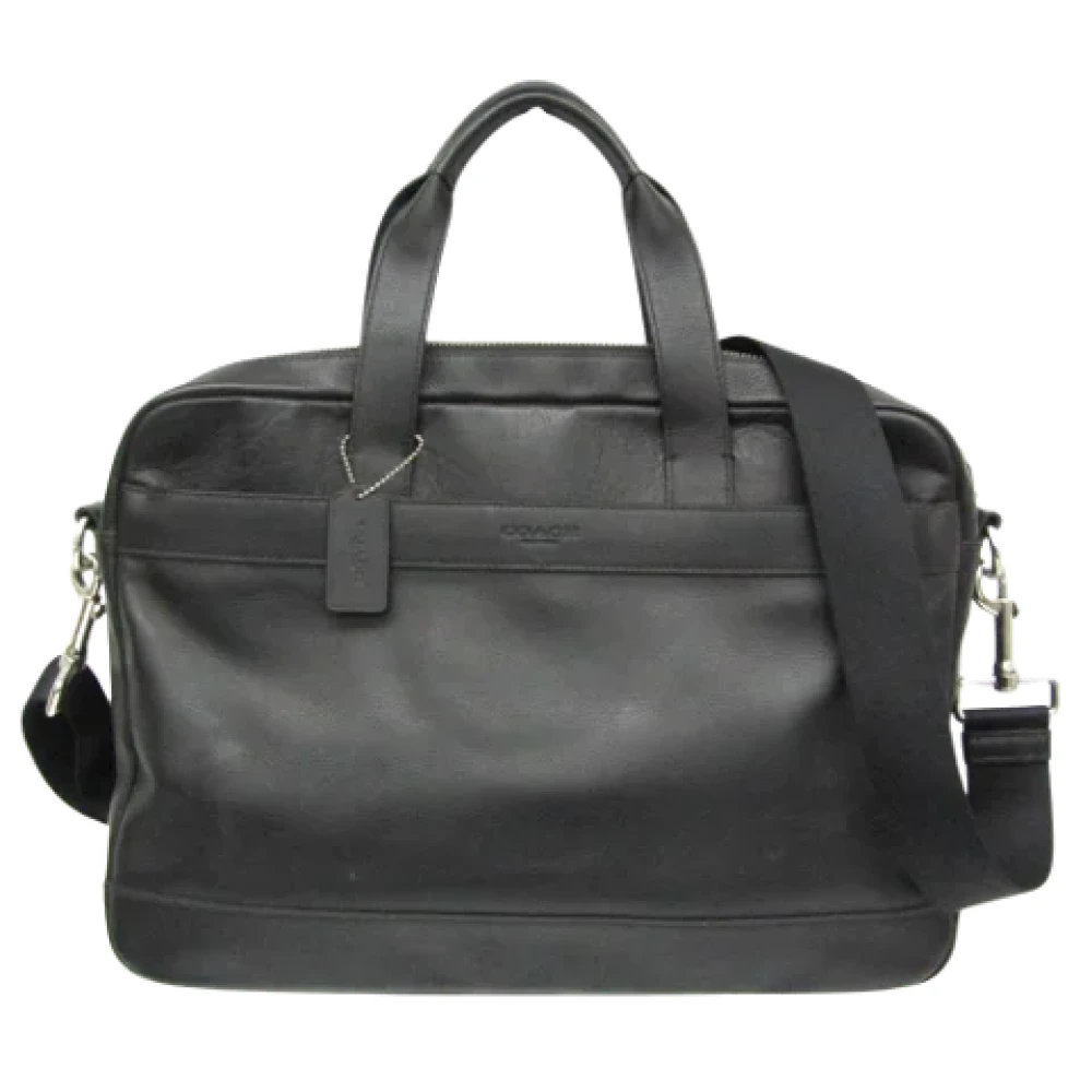 Coach Pre-owned Leather shoulder-bags Black Heren