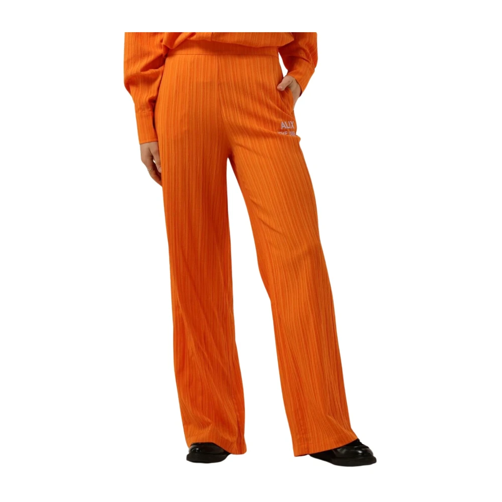 Alix The Label Wijde Pijpenbroek Orange Dames