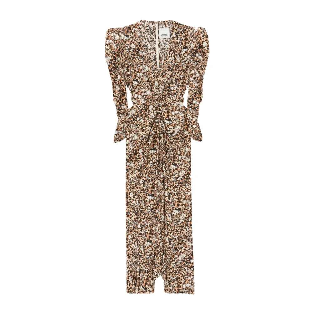 Isabel marant Luipaardprint Midi Jurk Multicolor Dames