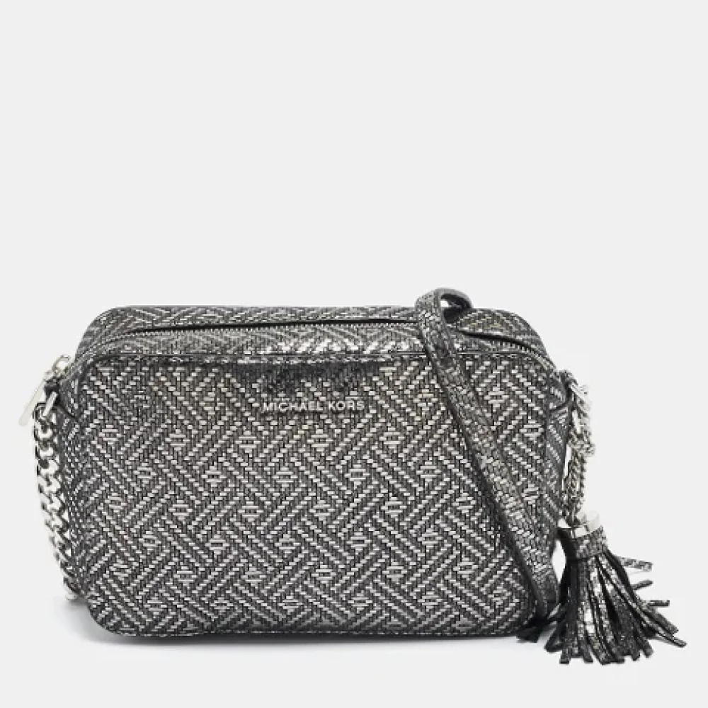 Michael Kors Pre-owned Leather shoulder-bags Gray Dames
