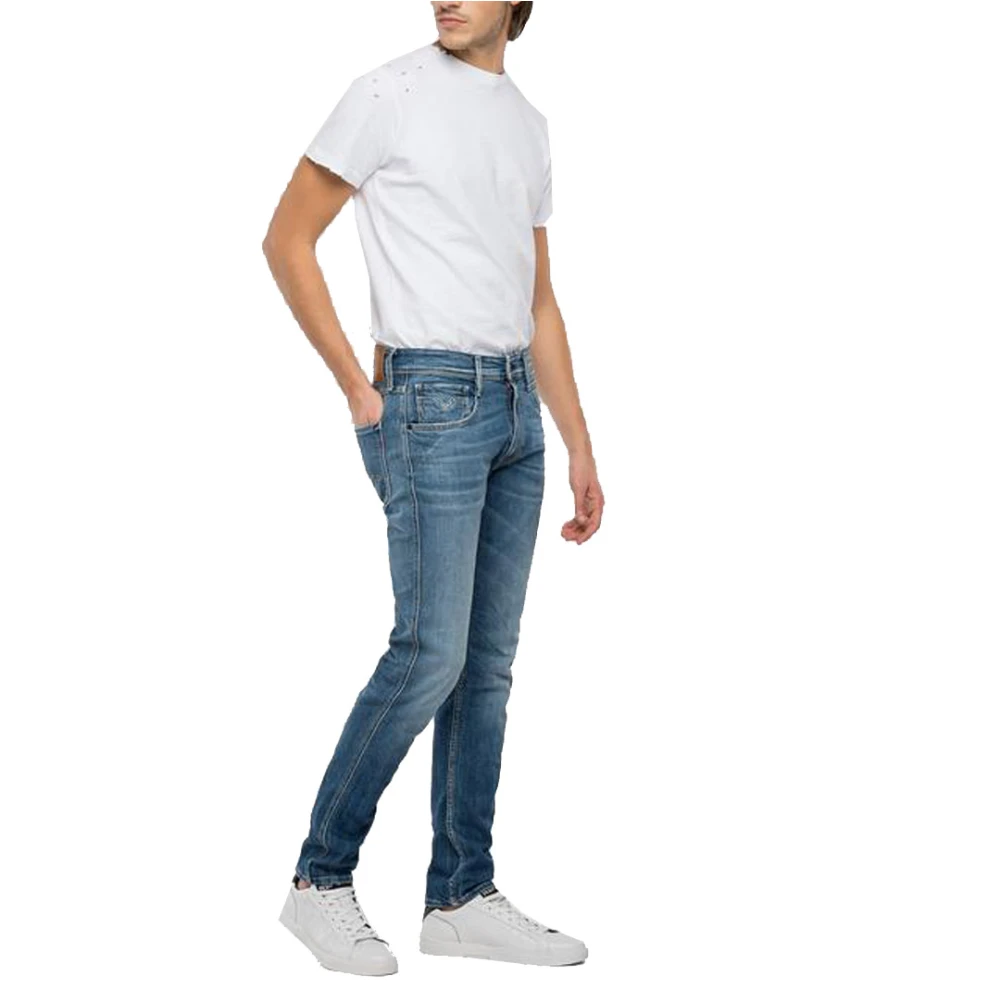 Replay Slim-fit Jeans Blue Heren